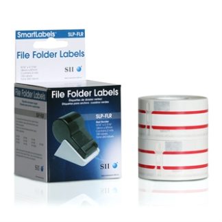 SLP-FLR Red File Folder Labels